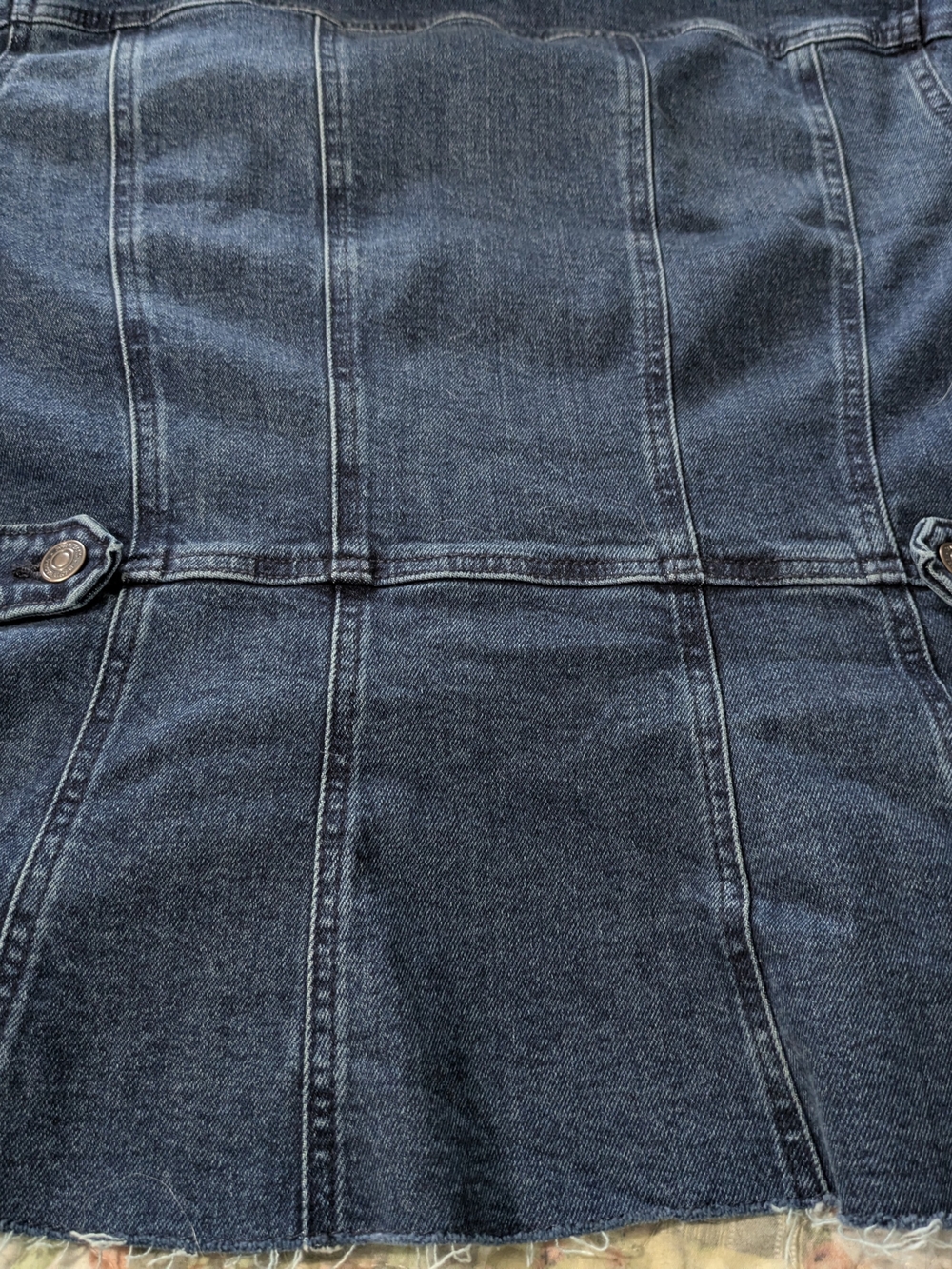 Dark Blue Denim Jacket - Women - Picture 5 of 6